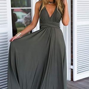 Maxi convertible dress